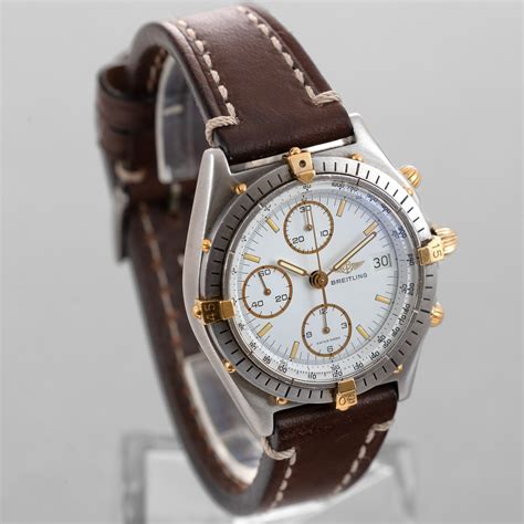 prezzo breitling vechhio acciaio con doppio quadrante bianco|Orologi da polso Breitling Chronomat .